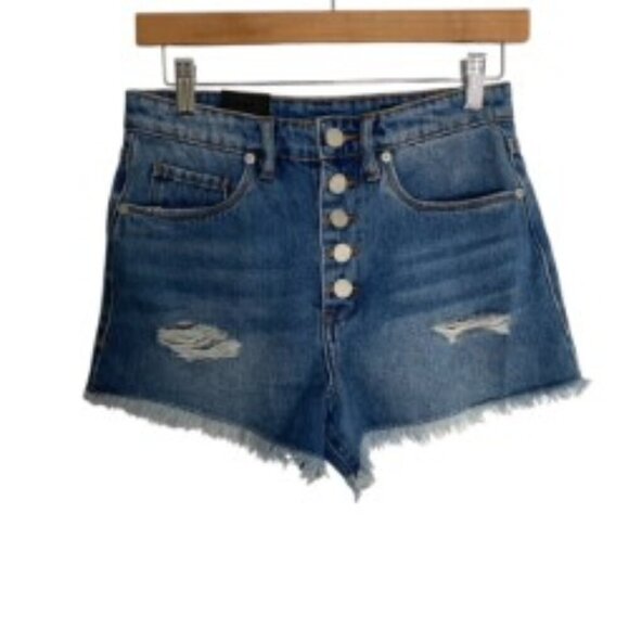 NWT Blank NYC Vintage High Rise Jean Shorts 25 - Picture 1 of 4
